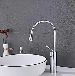 KROM DAMLA ÇANAK LAVABO BATARYASI