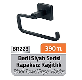 Beril Siyah Kapaksız Kağıtlık Pirinç