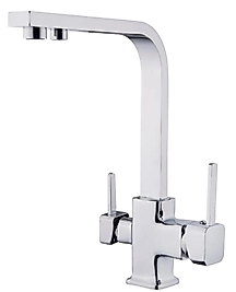 KARE ARITMALI  MUTFAK BATARYASI KROM