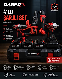 4’LÜ ŞARJLI SET