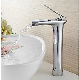 Şelale Krom Çanak Lavabo Bataryası