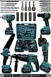 ASSUR ŞARJLI 5'Lİ SET YENİ MODEL SOMUN SIKMA 800NM