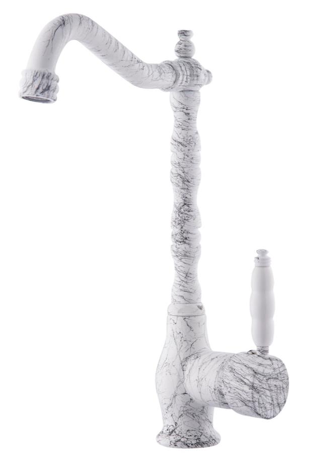 RUSTİK MUTFAK BATARYASI BEYAZ GOLD